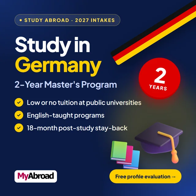 Study in Germany — 2-Year Master's Program